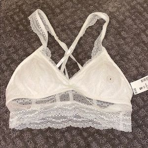 White bralette